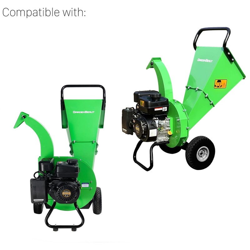 GARDENBEAUT Wood Chipper Shredder Mulcher Replacement Blade 2 Set (Qty