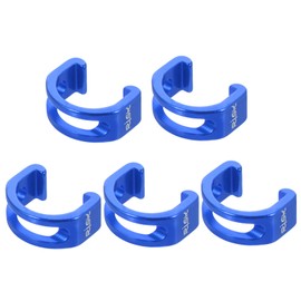 Gatuida Pcs Bike Cable Buckle c Clip Buckle for Road Folding Bikes Aluminum Cable Guide Housing Clamp