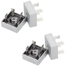Weasch 4pcs Bridge Rectifier Diode, KBPC2010, AC to DC, 1000V 20A, 4 Pin, Power Rectifier Diode Electronic Components (4)