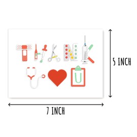 APVGifts Thank You Healthcare Card - Appreciation Card - Greeting Card - Thank You Doctor Card - Nurse Card - Healthcare Workers Card - Creative Card