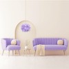 Eye-Catching and Modern Real Natural Lilac Feather Decorated Small Pendant