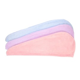 Ipetboom Microfibre Hair Towel 3pcs Microfiber Hair Towel Display Items Coral Fleece Aldult Hair Drying Towels