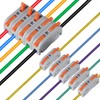 XHF 90pcs Compact Lever Connectors - Electrical Wire Terminals for
