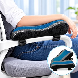Memory Foam Armrest Pads for Office Chairs – Soft Armrest Cushions for Gaming Chairs, Desk Chairs & Wheelchairs