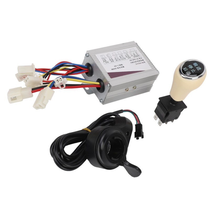 36V 350W Electric Bike Controller Set with Thumb Grip Forward