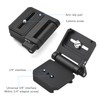 Foldable L-shaped Quick Release Plate Camera L Bracket Aluminum Alloy