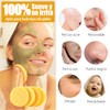 50 Compressed Facial Sponges, Esponja para Lavar la Cara, Esponjas