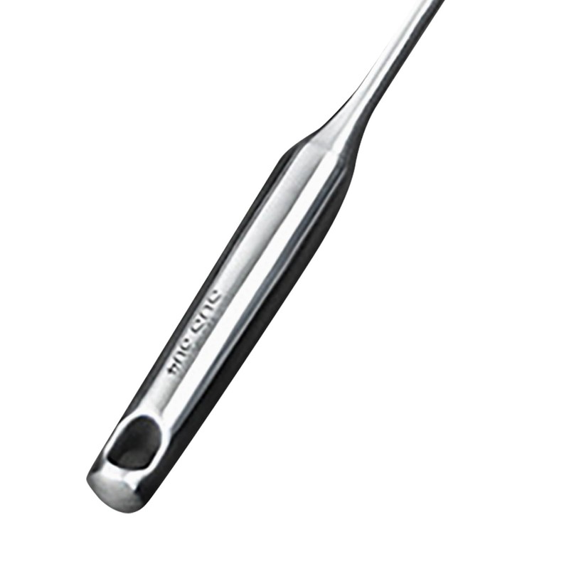 MOZUO Stainless Steel Cooking Spatula, Extra Long Scald Resistant Handle