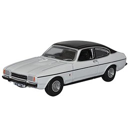 Oxford Diecast White Ford Capri Mk2