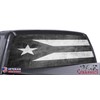 66" x 18" Universal Black and White Puerto Rico Flag