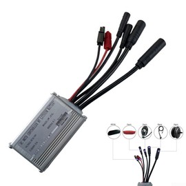 Electric Bike Controller, JN 15A Waterproof 36V/48V 250W/350W Brushless Hub Motor for E-Bike