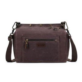 Della Q Makers 3-in-1 Rucksack Canvas 32x15x28cm Cocoa -1pc