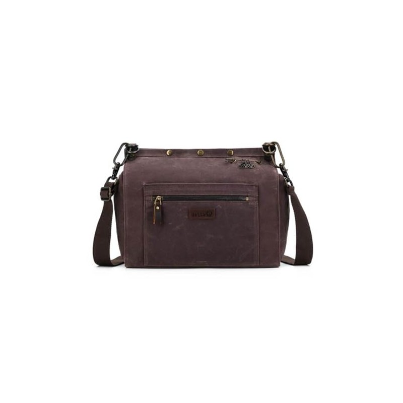Della Q Makers 3-in-1 Rucksack Canvas 32x15x28cm Cocoa -1pc
