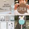 4 Inch Letter Stencils, 42 Pieces, Reusable Letter and Number
