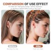 2 Pack Double Layer Headband with Mini Clips for Women