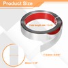 HARFINGTON Metal Wall Trim 13.1ft x 1.18" Peel and Stick