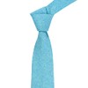 King & Priory Maya Blue Donegal - Corbata de tweed,