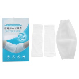 Waterproof PICC Line Shower Cover Reusable PICC Line Sleeve for Arm Wound Dressing Protection L