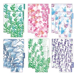18 Sheet Loose Leaf Book Divider, Flower Divider, Plastic Divider, Accessories for Loose Leaf Books