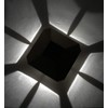 JAYXC HOME 4-Pack Solar Unique Charm Outdoor Post Cap LED