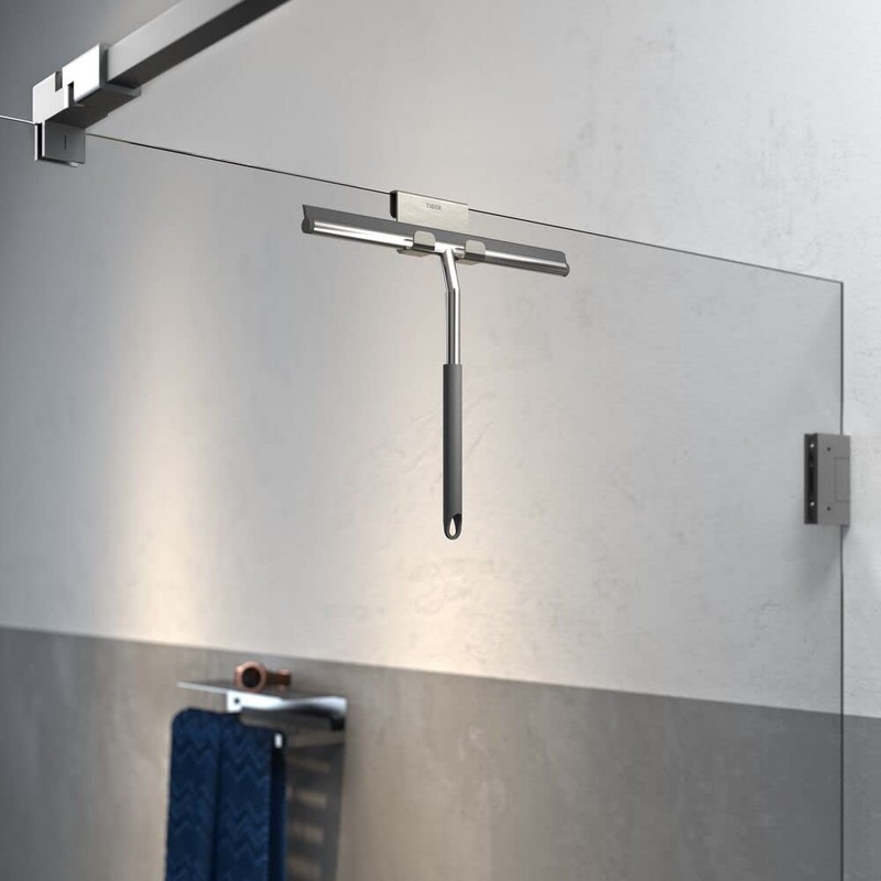 Tiger Caddy, Shower enclosure, Towel hook 6-8 mm, Brushed stainless