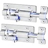 FATLODA 2 Pack Barrel Bolt Latch, 3 Inches Slide Latch
