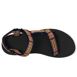 Teva Women's Flatform Sport Sandal, Modern Check Lemon Drop, 9