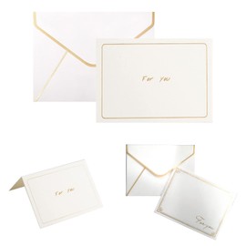 SAMORANGE Message Card Mini Card, Message Card Mini Fashionable, 12 Mini Message Cards, 12 Mini Message Envelopes, Greeting Card Envelopes, Celebration Cards, Wedding Celebration Letter (For You)