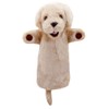 The Puppet Company Long-Sleeves Yellow Labrador Hand Puppet, 15 inches