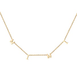 Mimi Dainty Gold Necklace for Women Perfect 18k Gold Plated Stainless Steel Jewelry Birthday Christmas Gifts for Women