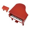 Wooden Music Box Piano Style Decorative Gold Plated Movement Pleasing