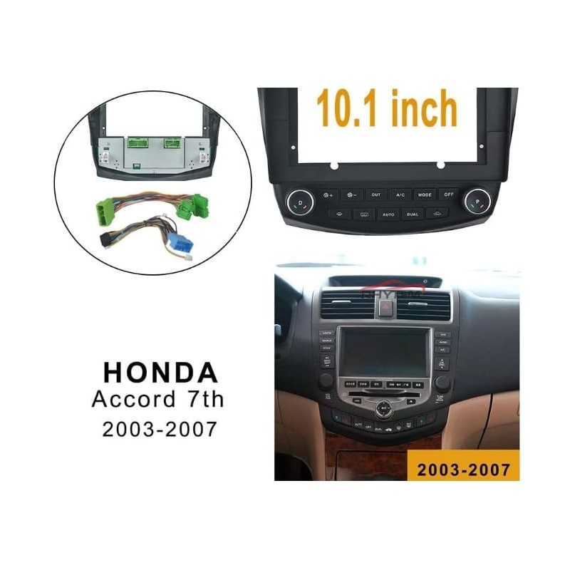 weevoo Electronic 10.1 Inch Double DIN Installation Dash Kit Compatible