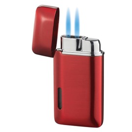 Visol Nevis Dual Torch Flame Refillable Gas Lighter (Shipped Without Butane)