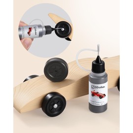 DZrudun Graphite Powder for Pinewood Cars-0.5oz Dry Graphite Lubricant Spray for Derby Axles&Wheels|High-Purity 3000-Mesh Multi-Use Lock Lubricant|Use with Pinewood Car Weights Kit|Easy Squeeze Bottle