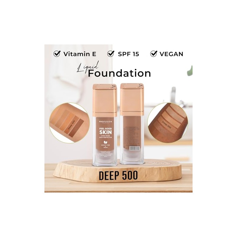 Profusion Cosmetics Base Maquillaje Feel Good Skin Acabado Satinado Radiante