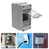 2 Way Circuit Breaker Box, IP65 Waterproof Distribution Protection Box