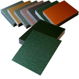BAY LETTERPRESS Accessory Cards, 30 Sheets, Plain, 2.8 x 2.3 inches (71 x 59 mm), Forest Green