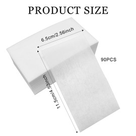 90PCS Disposable Salon Perm Papers,Hair Color Paper Hairdressing Perm Paper,Salon Perm Paper Hair Color Paper,High Temperature Resistance Perm Paper for Hot&Cold Hair Curling Styling(11.5x6.5cm)