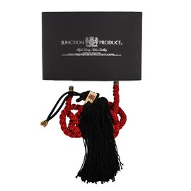New VIP Charm Junction Produce JDM Fusa Black Kiku JP Knot Red Kin Tsuna Rope