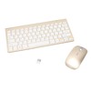 Keyboard Mouse Set 2.4G Wireless 78 Keys USB Thin Etched