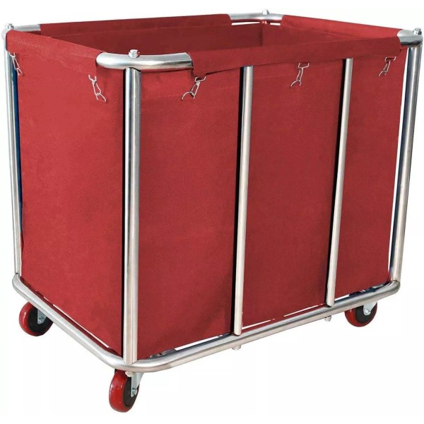Branded Graywlof Commercial Laundry Cart with Wheels,11.5 Bushel Large Laundry