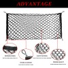 QUAYUB Rear Trunk Envelope Style Organizer Cargo Net for HYUNDAI