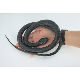 Collectible Wildlife Gifts Black Mamba Snake, Bendy Rubber Snake Toy, Realistic, Gag Gift, 42" WR25 BB316