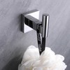 Suyar Bath Towel Hook Polished Chrome, SUS304 Stainless Steel Modern