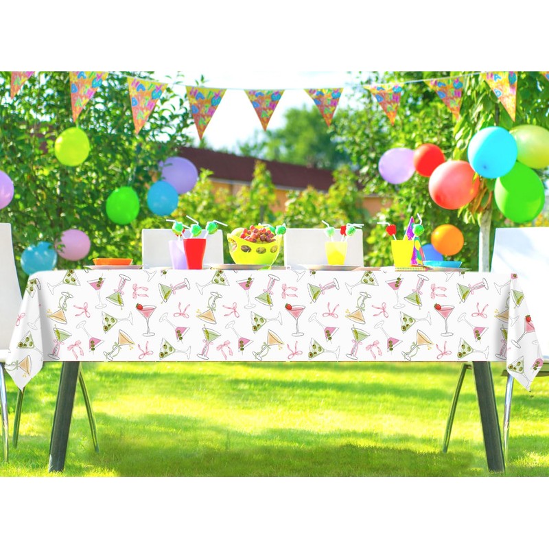 Buxiuer Martini Tablecloth A Tini Bit Older Birthday Party Decoration