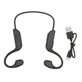 Bone Conduction Bluetooth Headset Memory Titanium Alloy Low Latency Adjustable Wireless Headphone for Sports Gaming