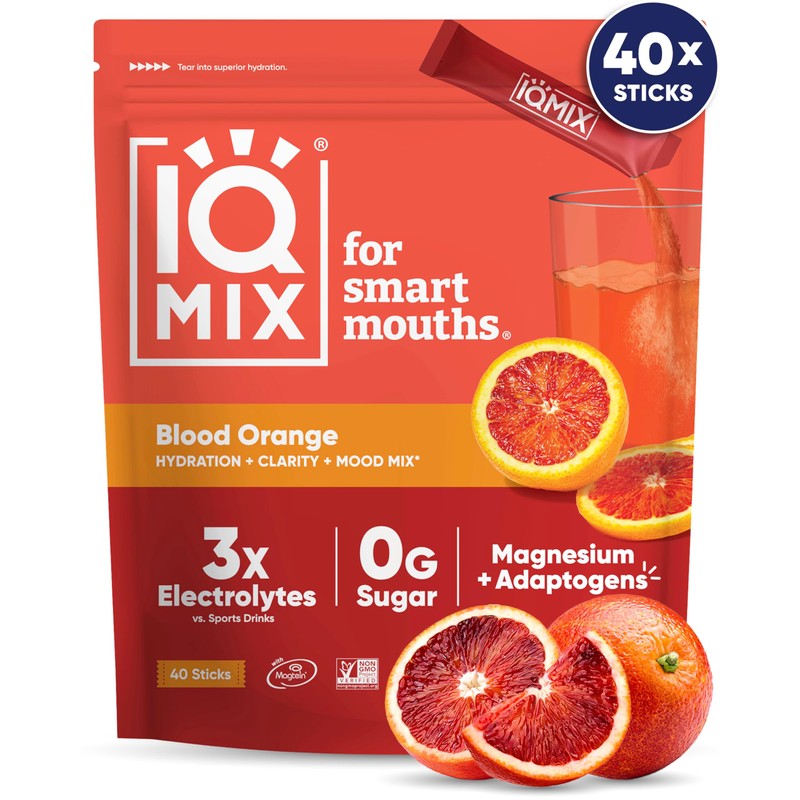 IQBAR IQMIX Hydration Electrolytes Powder - Sugar-Free Drink Mix Packets