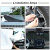 for Hummer EV Accessories Windshield Sun Shade,Windshield Snow Cover 4-Layer