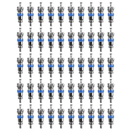 50 Pcs Valve Core Fit for HVAC R410 R32 R22, High Pressure with Teflon Seal for Refrigeration Systems and Air Conditioning