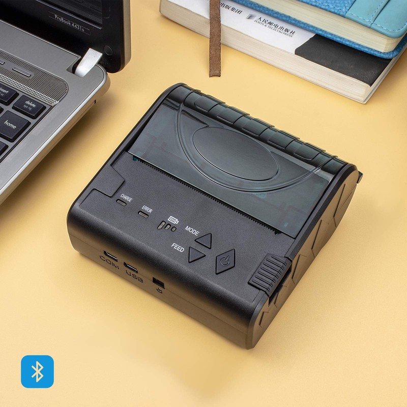 NETUM 80mm Wireless Bluetooth Receipt Thermal Printer Portable Personal Bill